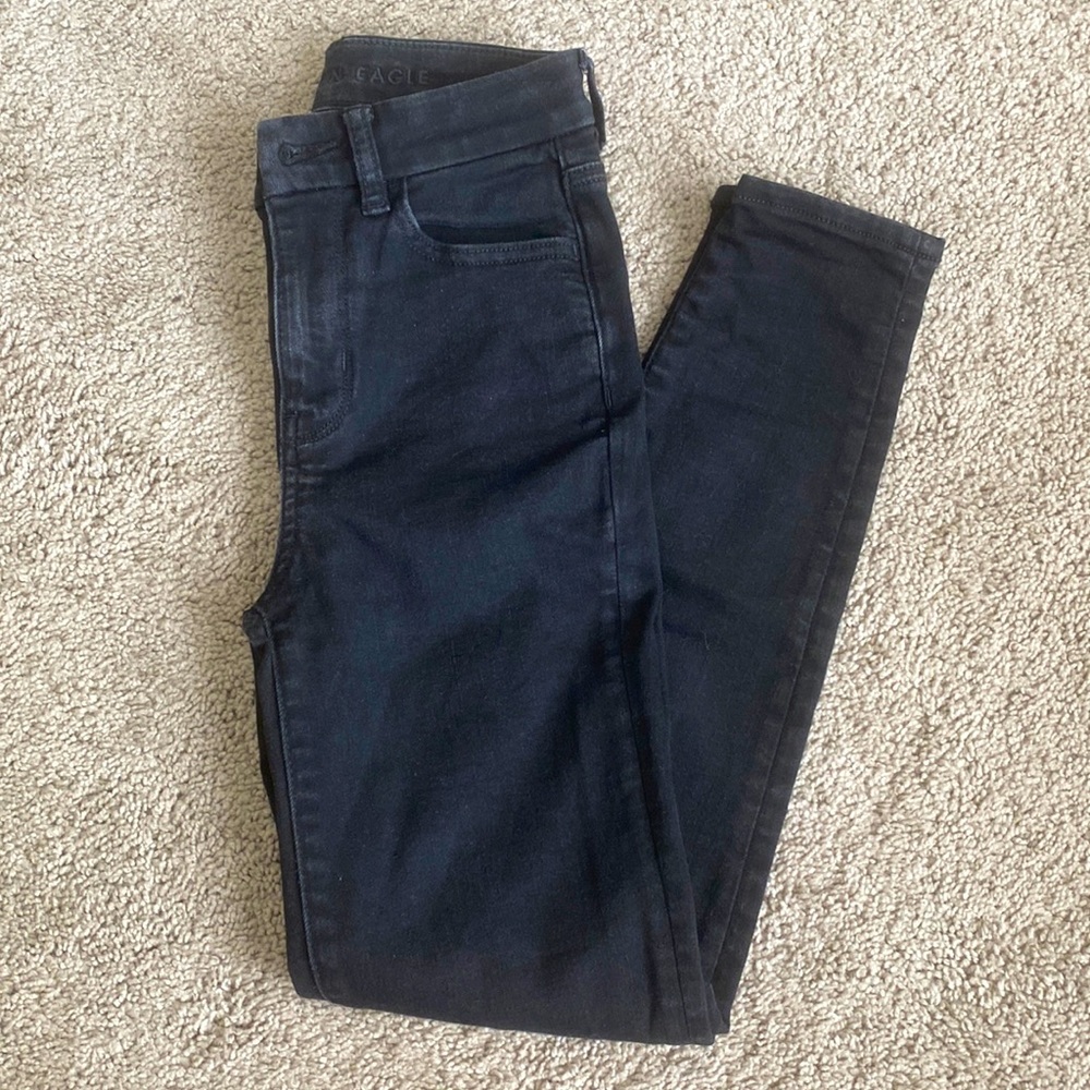 AE Black Skinny Jeans- High Rise